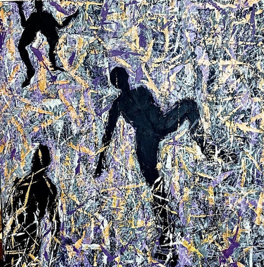Too Much Information!, 2026, acrylic on canvas, 24 x 24 in. / 60.96 x 60.96 cm.