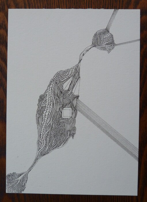 Figure 46, 2023, illustration ink on paper, 5 x 7 in. / 12.7 x 17.78 cm.