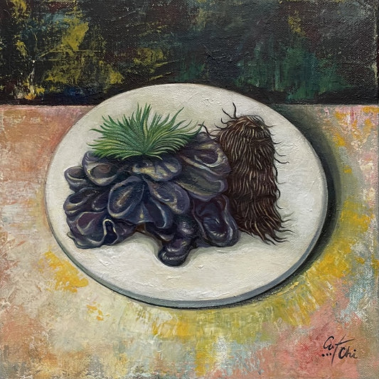 Nine Plates - Plate VII, 2026, acrylic, 12 x 12 in. / 30.48 x 30.48 cm.