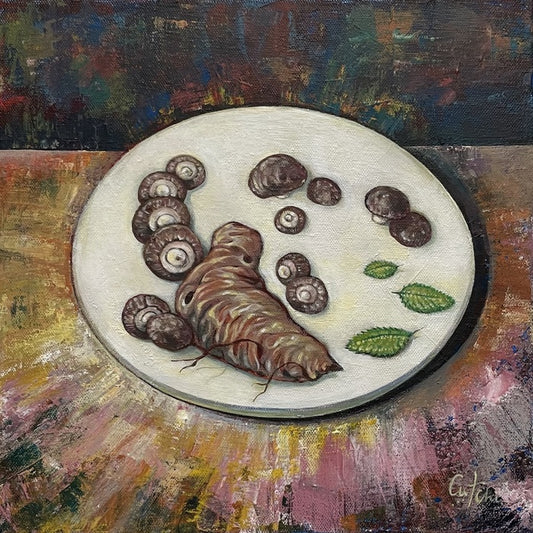 Nine Plates - Plate II, 2026, acrylic, 12 x 12 in. / 30.48 x 30.48 cm.