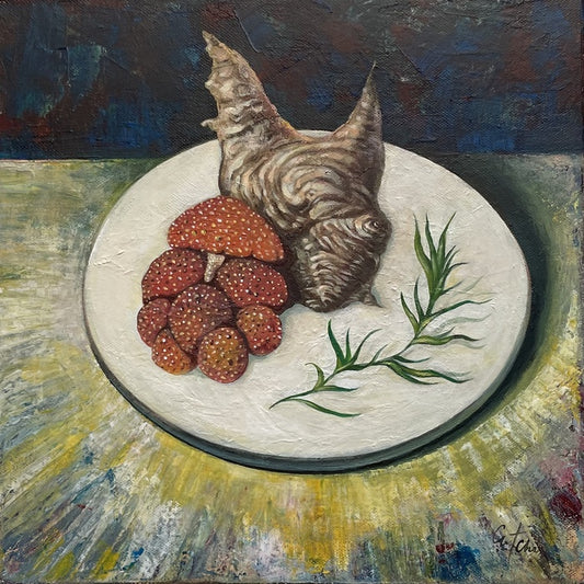 Nine Plates - Plate III, 2026, acrylic, 12 x 12 in. / 30.48 x 30.48 cm.