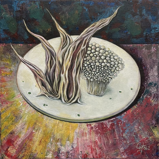 Nine Plates - Plate VIII, 2026, acrylic, 12 x 12 in. / 30.48 x 30.48 cm.