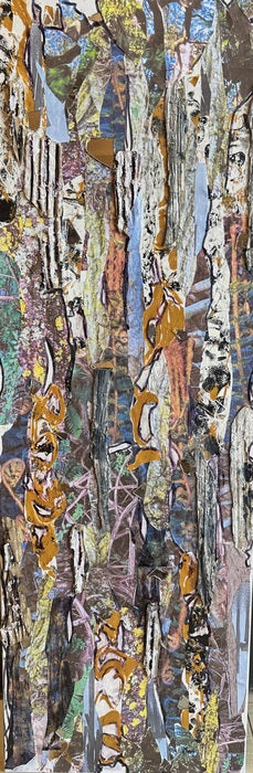 Painted Desert #2, 2024, mixed media, 36 x 12 in. / 91.44 x 30.48 cm.