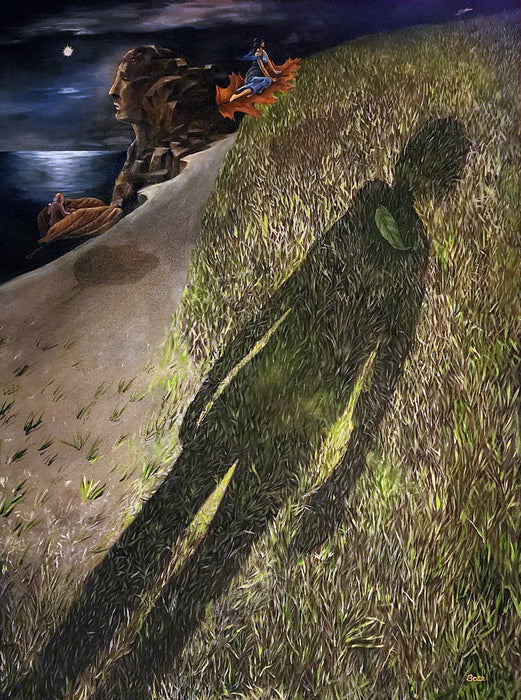 Niobe's Shadow, 2022, oil on canvas, 40 x 30 in. / 101.6 x 76.2 cm.