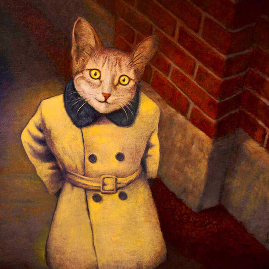 Portrait of the Artist, 2023, oil on canvas, 40 x 40 in. / 101.6 x 101.6 cm.