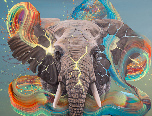 Ivory Pulse, 2026, acrylic and mixed media on canvas, 89 x 116 cm. / 35 x 45.6 in.