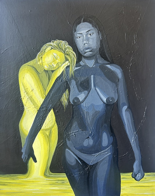 Outside/Inside, 2025, acrylic, 30 x 24 in. / 76.2 x 60.96 cm.
