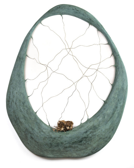 Nest Egg, 2026, mixed media, 48 x 62 in. / 121.92 x 157.48 cm.
