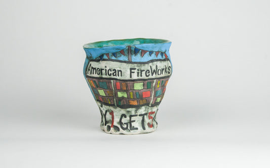Buy 1 Get 5 Free: Round Rock, TX, 2025, stoneware, 4 x 4 x 4 in. / 10.16 x 10.16 x 10.16 cm.