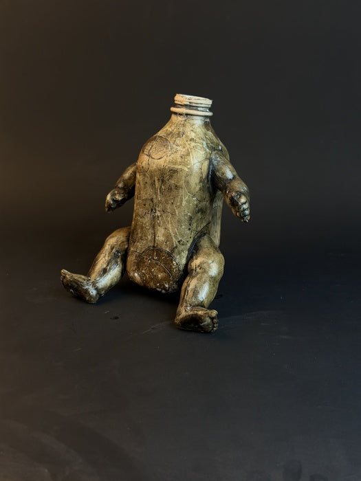 Baby Milk Bottle, 2026, ceramic, 10 x 6 x 10 in. / 25.4 x 15.24 x 25.4 cm.