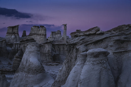 Blur Hour Hoodoos #3, 2026, archival print, 16 x 24 in. / 40.64 x 60.96 cm.
