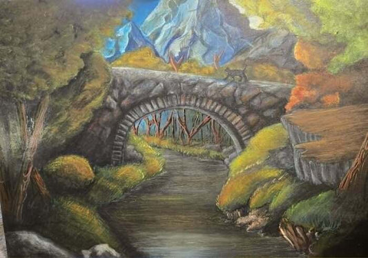 My Journey as an Artist (2), 2026, oil paint, 16 x 20 in. / 40.64 x 50.8 cm.