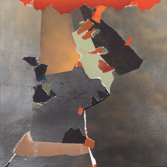 The Rise of Evil, 2026, mixed media, 8 x 8 in. / 20.32 x 20.32 cm.