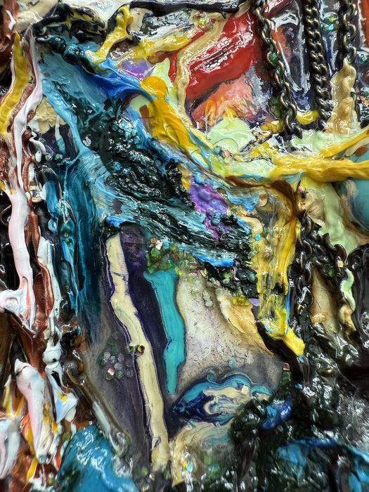 Lawrence, 2025, mixed media, 10 x 8 in. / 25.4 x 20.32 cm.