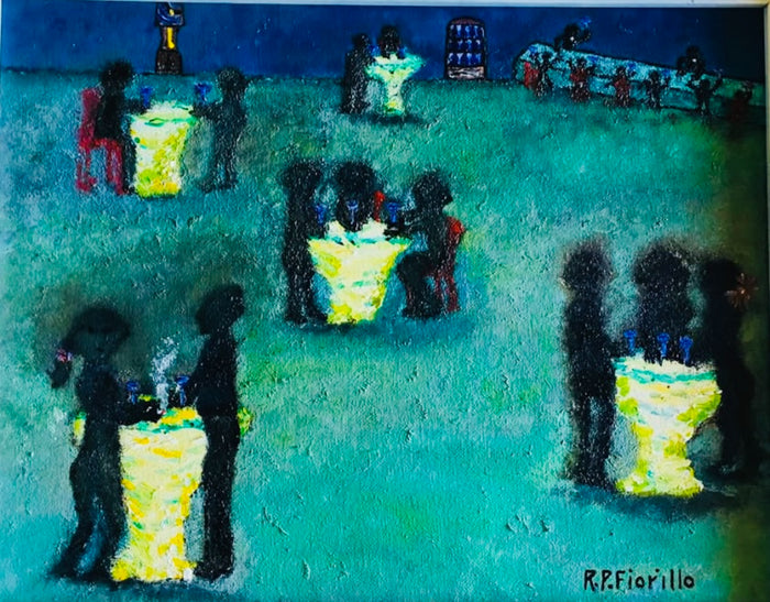 The Wine Tasting, 2010, oil, 11 x 14 in. / 27.94 x 35.56 cm.