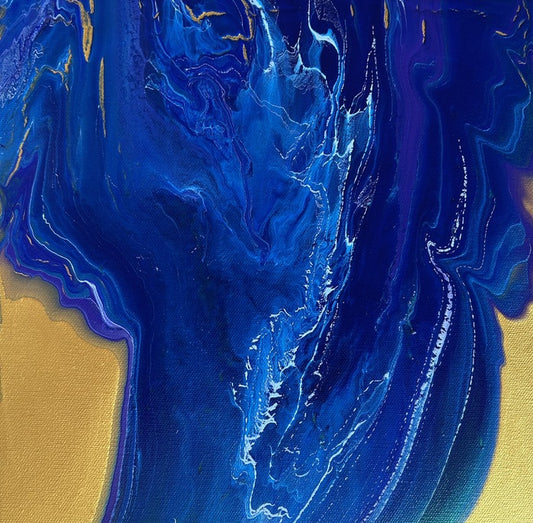 Wonder of Waves 2, 2026, acrylic, 12 x 12 in. / 30.48 x 30.48 cm.