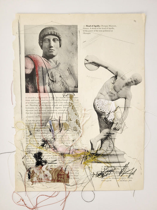 Reimprinting Towards Abandon: That Which Best Exemplifies..., 2026, mixed media, 8 x 11 in. / 20.32 x 27.94 cm.