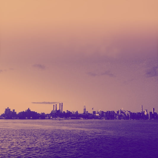 NYC in Purple, 2016, digital photography, 45 x 45 cm. / 17.7 x 17.7 in.