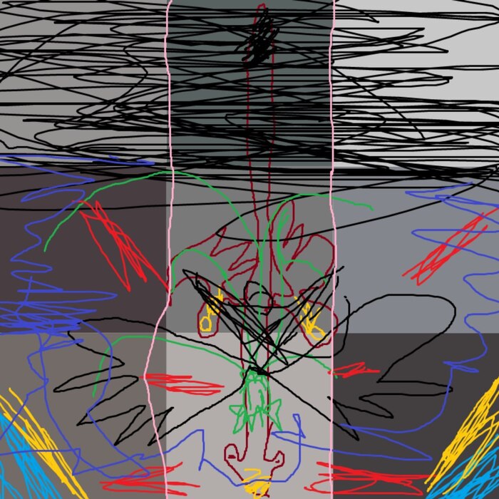 «Entropy Gradient», 2023, digital art, 30 x 30 cm. / 11.8 x 11.8 in.
