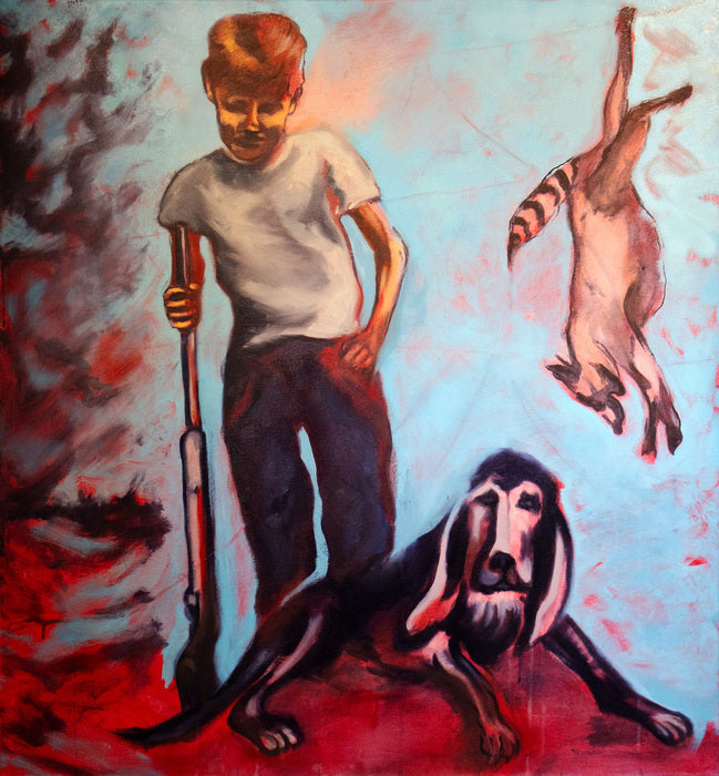 It’s a Rite of Passage, 2026, oil on canvas, 40 x 36 in. / 101.6 x 91.44 cm.