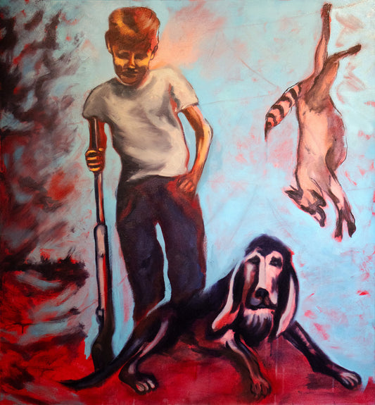 It’s a Rite of Passage, 2026, oil on canvas, 40 x 36 in. / 101.6 x 91.44 cm.