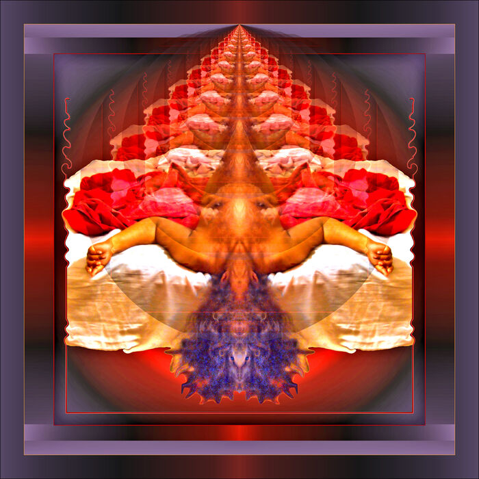 Falling Nightmare, 2023, digital photography, 18 x 18 in. / 45.72 x 45.72 cm.