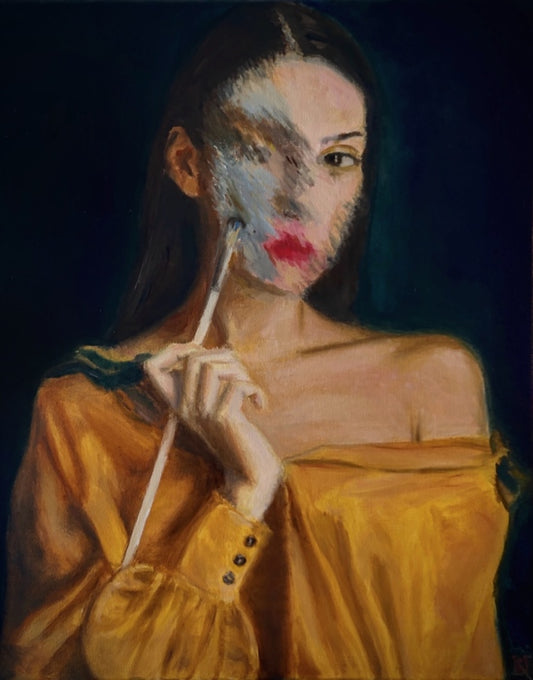 Becoming and Unbecoming, 2026, oil on canvas, 20 x 16 in. / 50.8 x 40.64 cm.