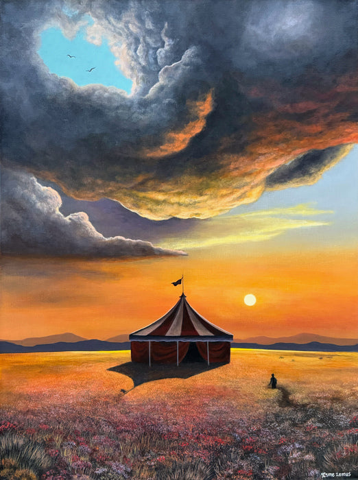The Spectacle, 2026, acrylic on canvas, 24 x 18 in. / 60.96 x 45.72 cm.