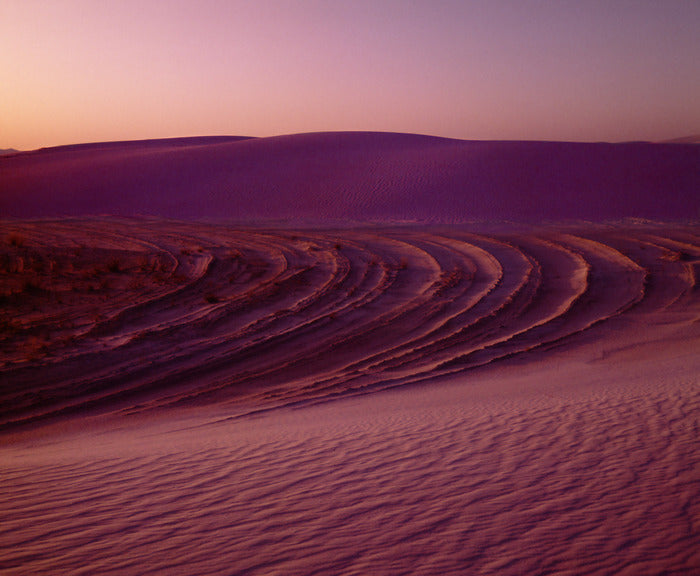 White Sands After Sunset, 1996, photography, 15 x 18 in. / 38.1 x 45.72 cm.
