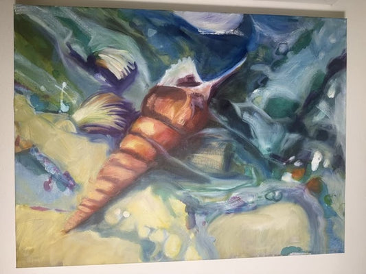 Sandy Wash, 2026, multimedia, 18 x 24 in. / 45.72 x 60.96 cm.