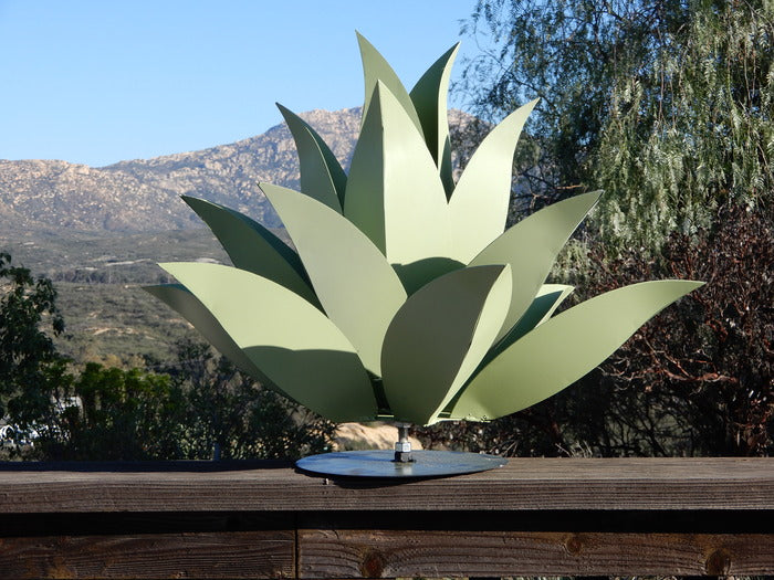 Whale's Tongue Agave, 2026, 18ga steel, 18 x 28 x 28 in. / 45.72 x 71.12 x 71.12 cm.