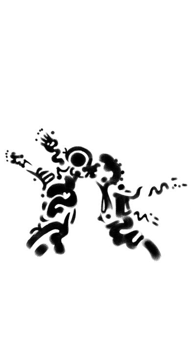 Kisses Make Me Fly, 2026, digital, 6 x 3 in. / 15.24 x 7.62 cm.