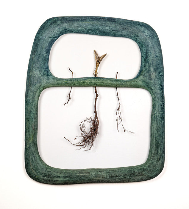 Un-Earthed, 2024, sculpture, 36 x 30 in. / 91.44 x 76.2 cm.