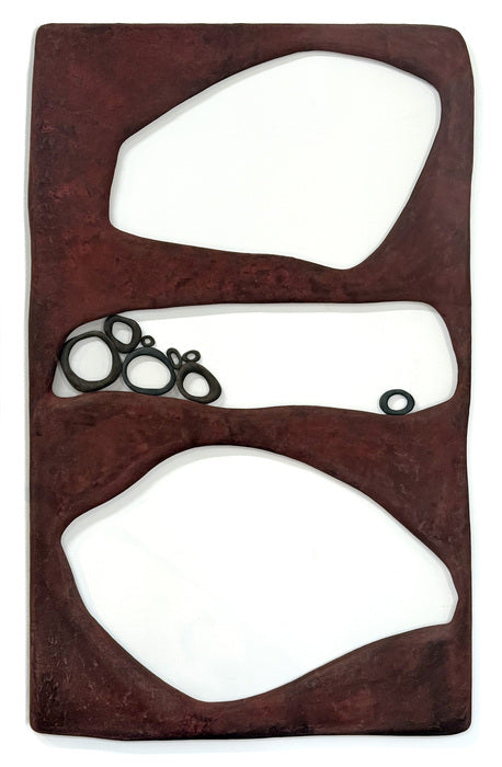 Emergence, 2026, mixed media, 66 x 40 in. / 167.64 x 101.6 cm.