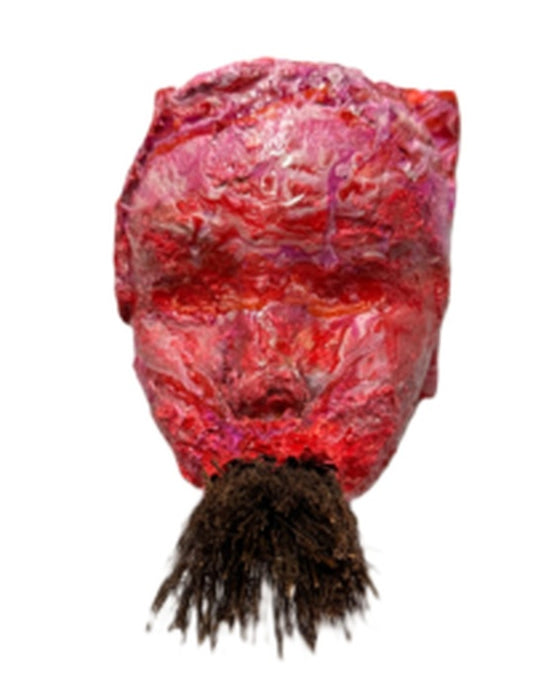Enough, 2024, mixed media, 6 x 6 x 8 in. / 15.24 x 15.24 x 20.32 cm.