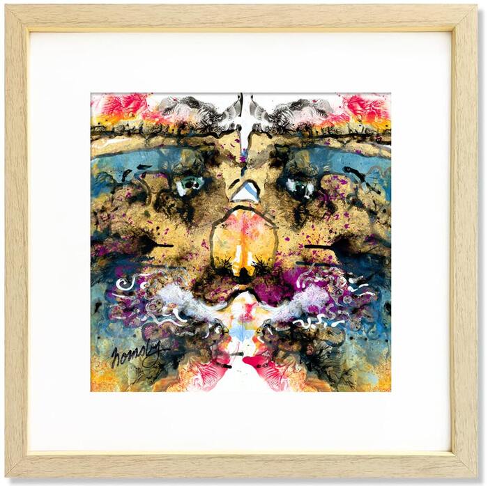 Magill, 2025, mixed media, 25 x 25 in. / 63.5 x 63.5 cm.