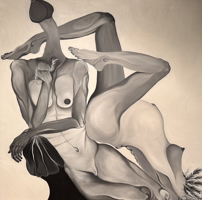 Sara, 2026, oil on canvas, 48 x 48 in. / 121.92 x 121.92 cm.