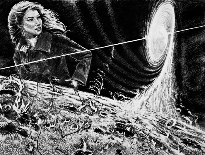 Event Horizon, 2010, graphite on pencil, 16 x 20 in. / 40.64 x 50.8 cm.
