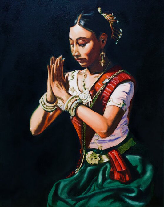Tranquility, 2025, oil on canvas, 20 x 16 in. / 50.8 x 40.64 cm.