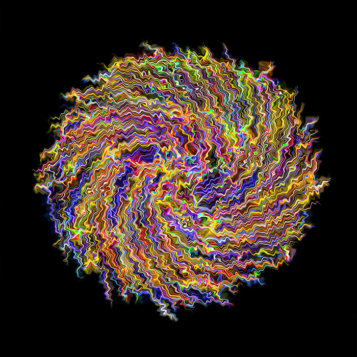 Radiant Entanglement, 2026, photography on metal print, 20 x 20 in. / 50.8 x 50.8 cm.