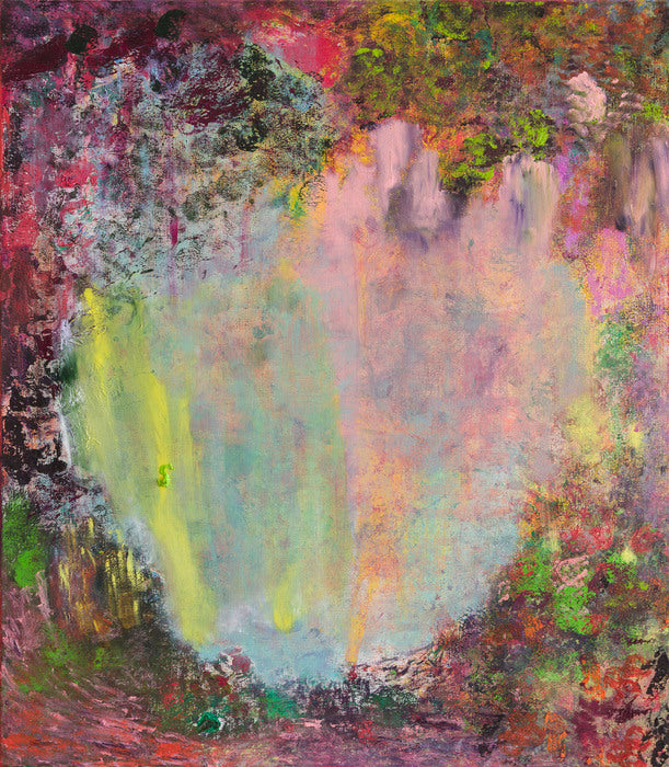 Let There Be Light...!, 2023, oil on canvas, 80 x 70 cm. / 31.4 x 27.5 in.