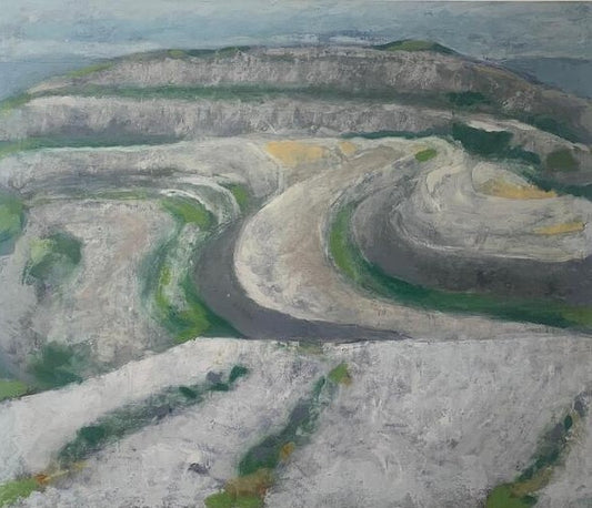 Slieve Rua, 2025, oil and wax on canvas, 38 x 32 in. / 96.52 x 81.28 cm.
