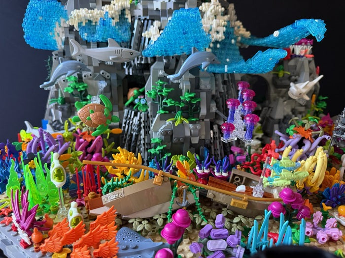 Temple Reef, 2024, LEGO elements, 24 x 21 x 21 in. / 60.96 x 53.34 x 53.34 cm.
