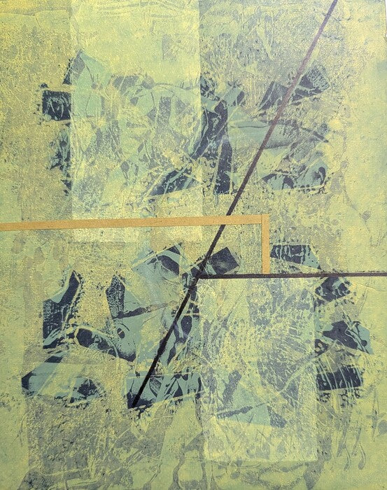 Lucid Dreaming, 2025, monotype, 10 x 8 in. / 25.4 x 20.32 cm.