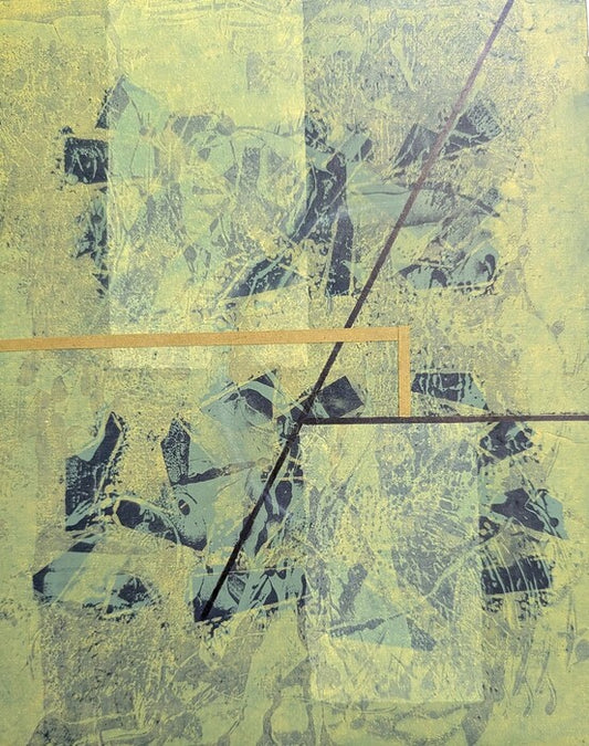 Lucid Dreaming, 2025, monotype, 10 x 8 in. / 25.4 x 20.32 cm.