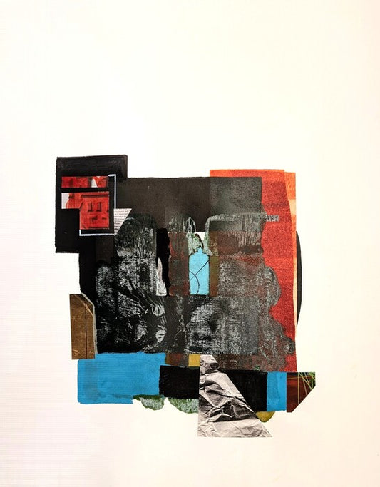Vulcan, 2023, monotype, 20 x 16 in. / 50.8 x 40.64 cm.