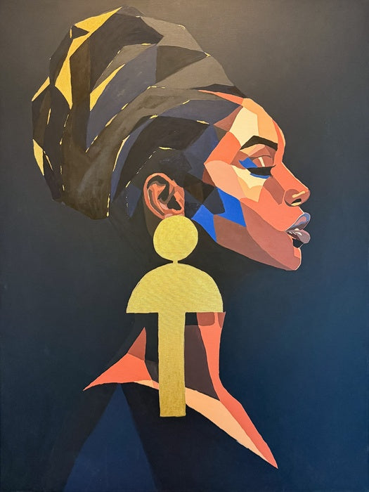Profile Study VI, 2026, acrylic paint, 30 x 40 in. / 76.2 x 101.6 cm.