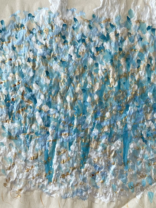 Accumulation, 2026, ink on rice paper, 20 x 16 in. / 50.8 x 40.64 cm.