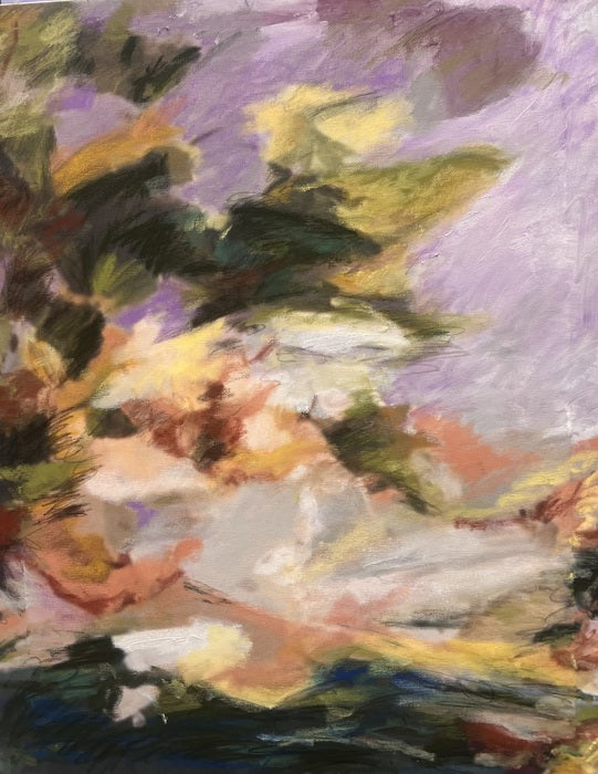 Swaying Branches 2, 2026, mixed media, 20 x 16 in. / 50.8 x 40.64 cm.