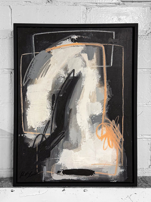 Quiet Restlessness, 2026, acrylic and soft pastels, 24 x 18 in. / 60.96 x 45.74 cm.
